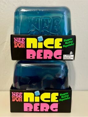 Nee Doh Nice Berg Kids Squishy Toy - Blue